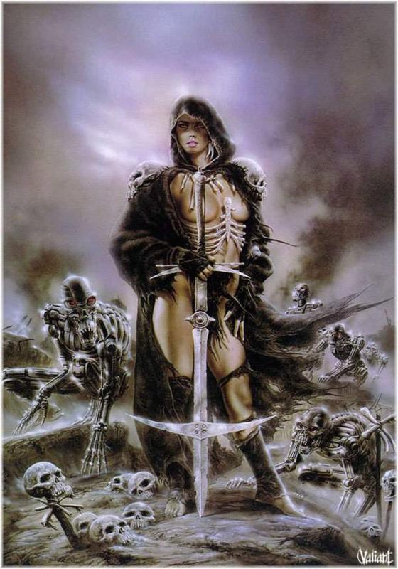 Bone Breastplate By Luis Royo