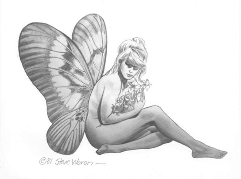 Butterfly Girl By Steve Woron