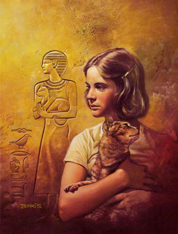 Cat In The Mirror By Boris Vallejo
