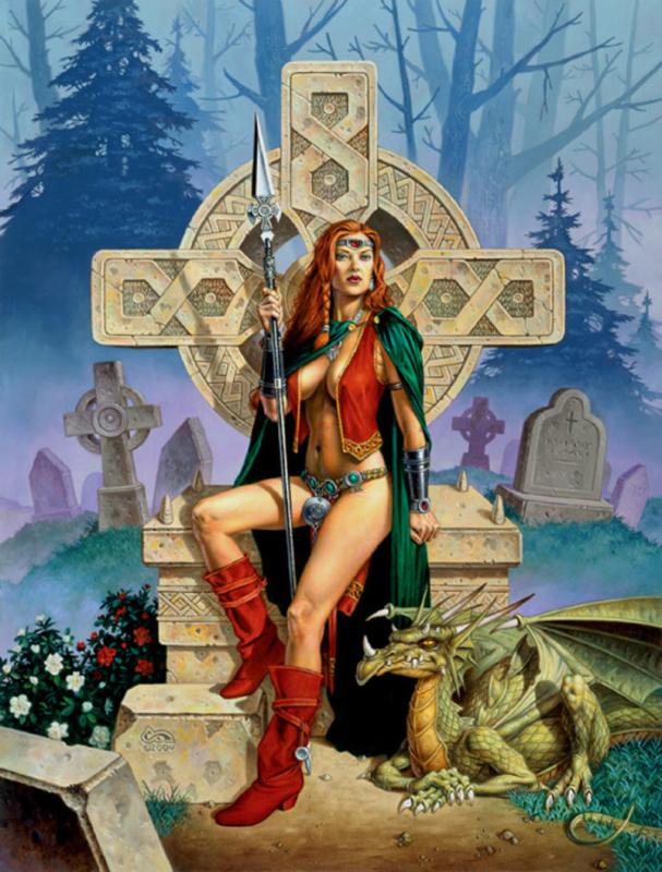 Celtic Princess By Clyde Caldwell