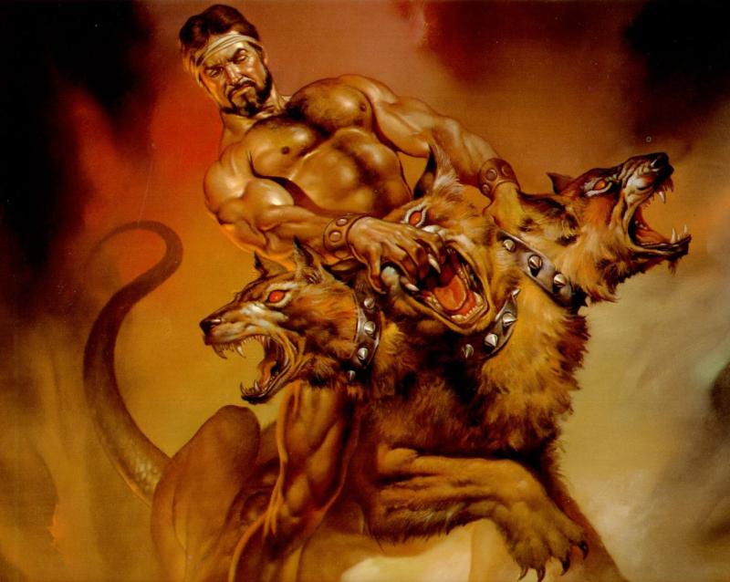 Cerberus By Boris Vallejo