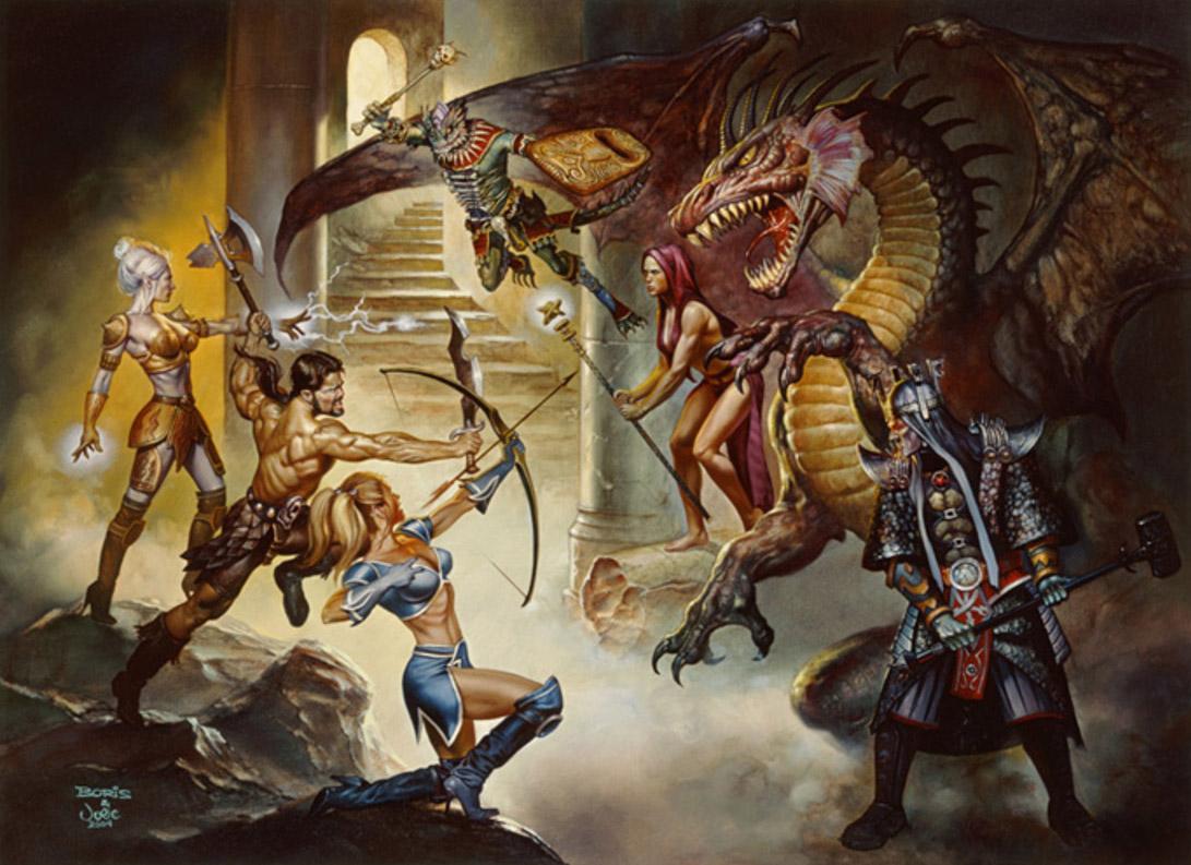Combat By Boris Vallejo