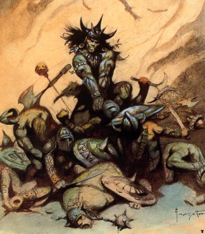 Conan The Buccaneer By Frank Frazetta