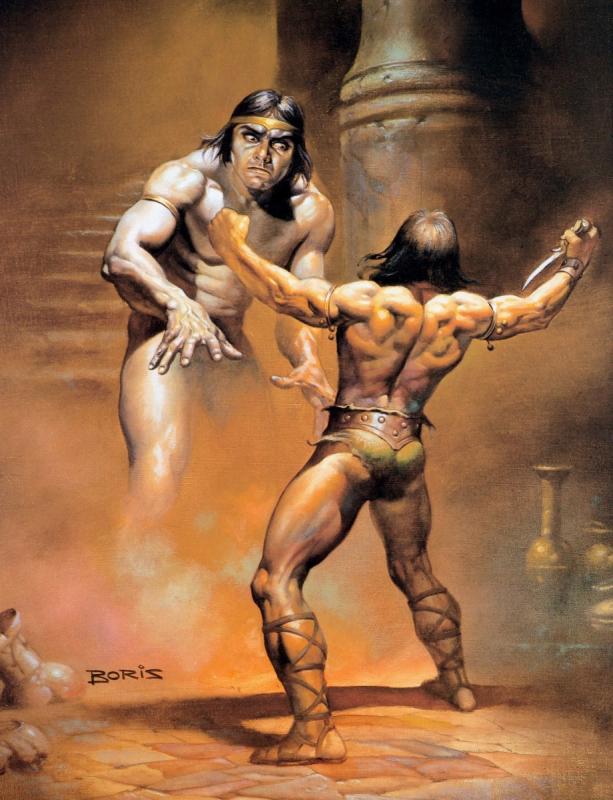 Conan The Wanderer By Boris Vallejo