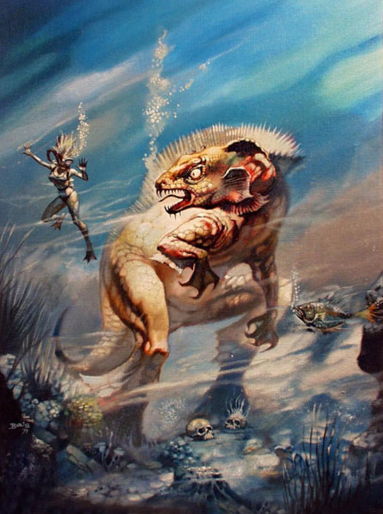 Creatures From The Abyss By Boris Vallejo