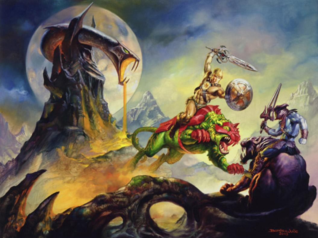 Crimson Mountain By Boris Vallejo