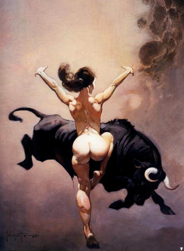 Dancer From Atlantis 1 By Frank Frazetta