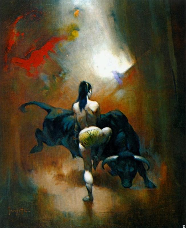 Dancer From Atlantis 2 By Frank Frazetta