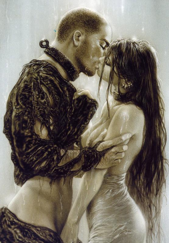 Dark Labyrinth Caress By Luis Royo