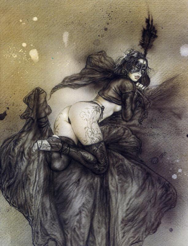 Dark Labyrinth Covering Of Thorn By Luis Royo