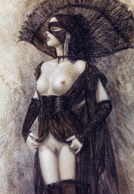 Dark Labyrinth Game Of Mask I By Luis Royo