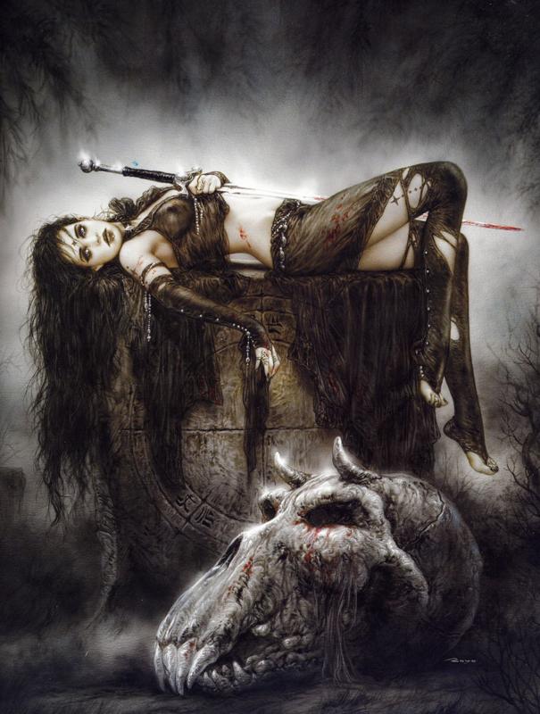 Dark Labyrinth Orc Cemetery By Luis Royo