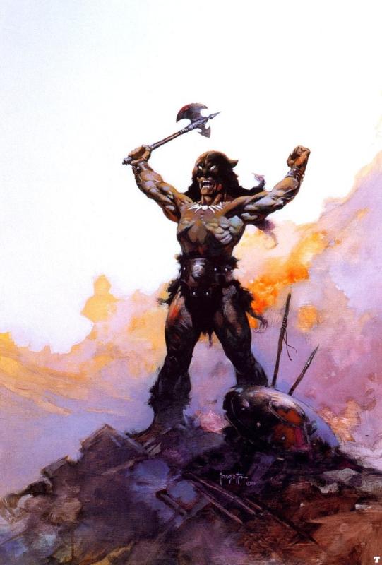 Day Of Wrath By Frank Frazetta