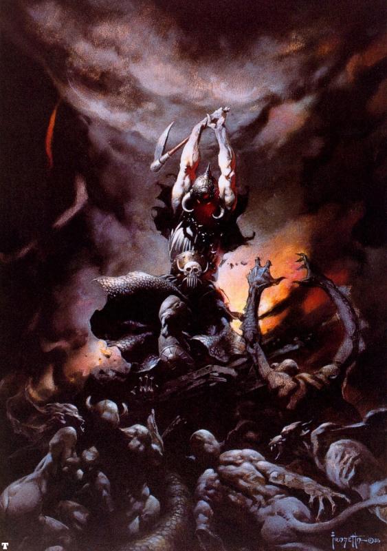 Death Dealer II By Frank Frazetta