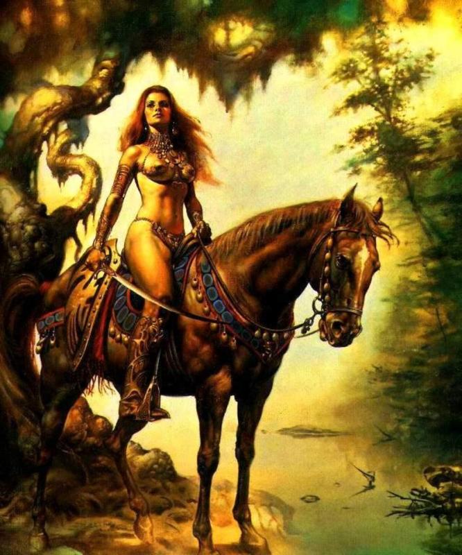 Demon In The Mirror 2 By Boris Vallejo