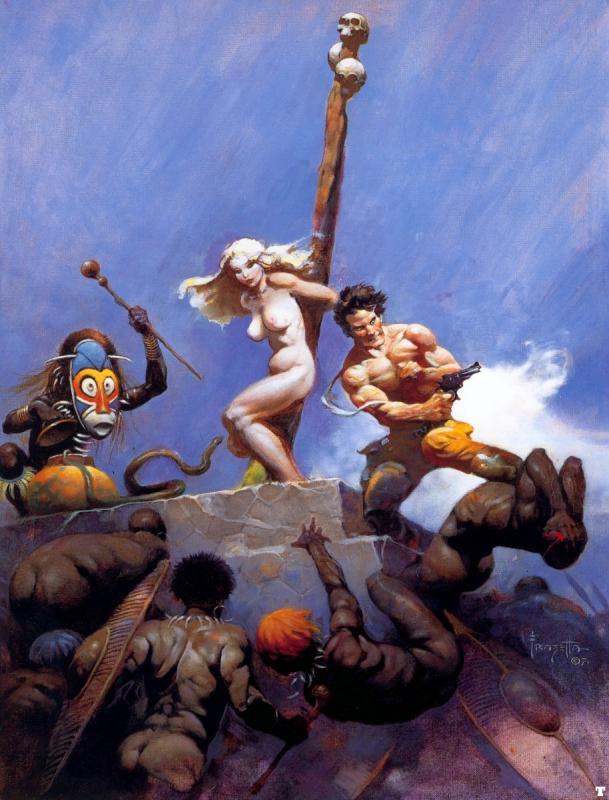 Desperation By Frank Frazetta