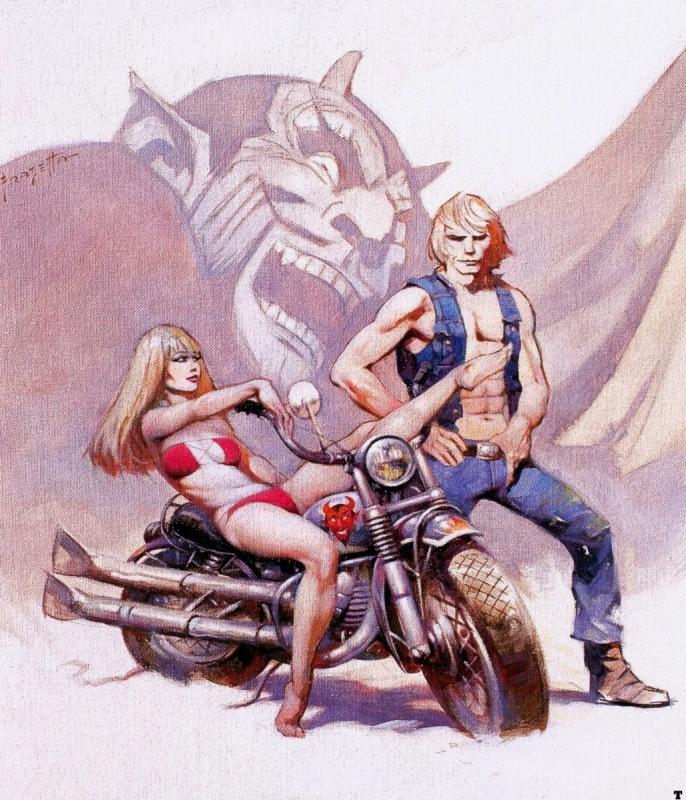Devil Rider 1 By Frank Frazetta