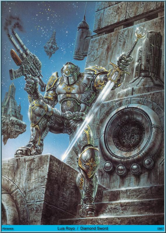 Diamond Sword By Luis Royo