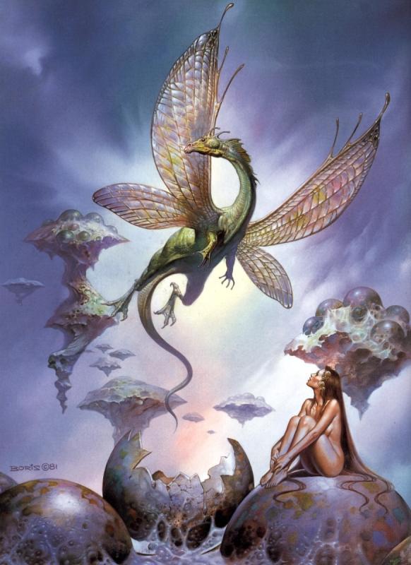 Dragon Fairy By Boris Vallejo
