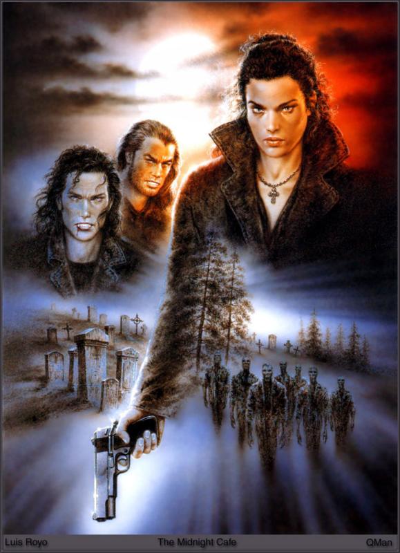 Dreams 080 Midnight Cafe By Luis Royo