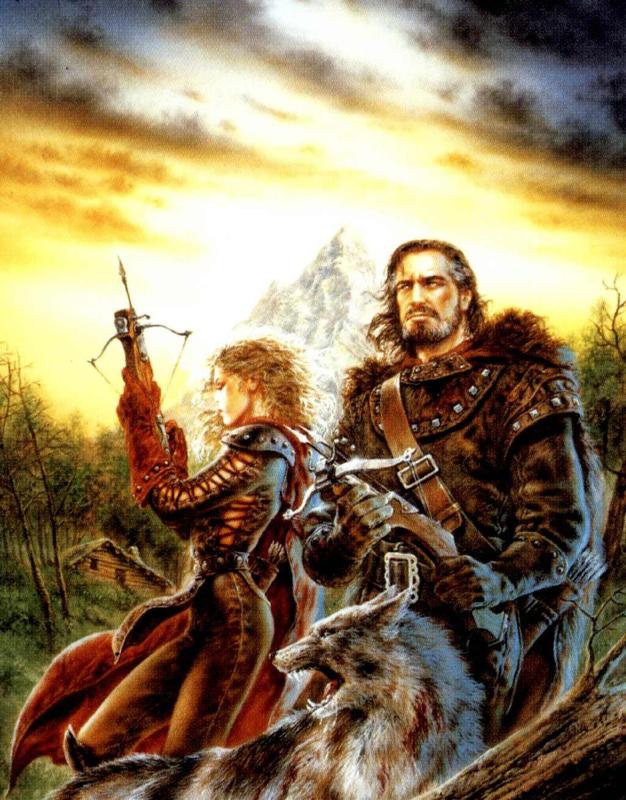 Dreams In Realm Of Wolf By Luis Royo