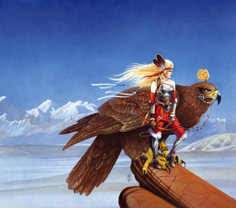 Eagle Rider By Chris Achilleos