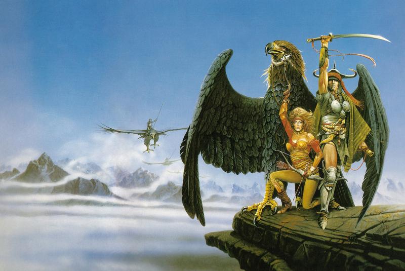 Eagle Warriors By Chris Achilleos