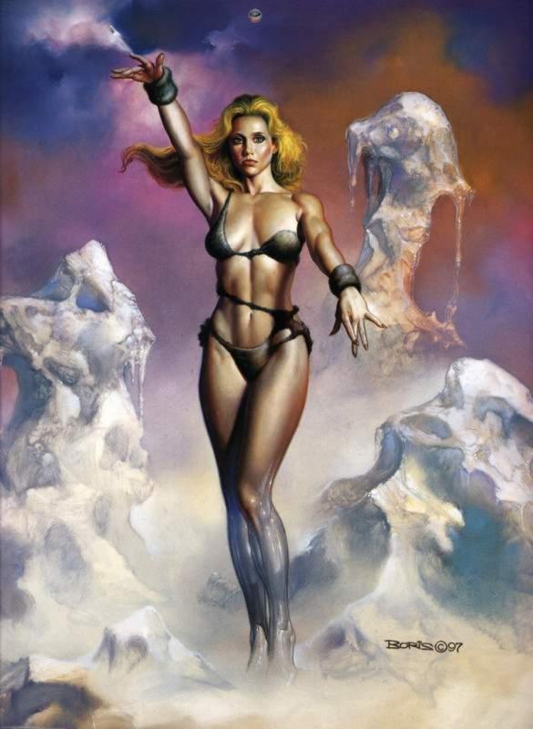 Eahnan In The Ice Age By Boris Vallejo