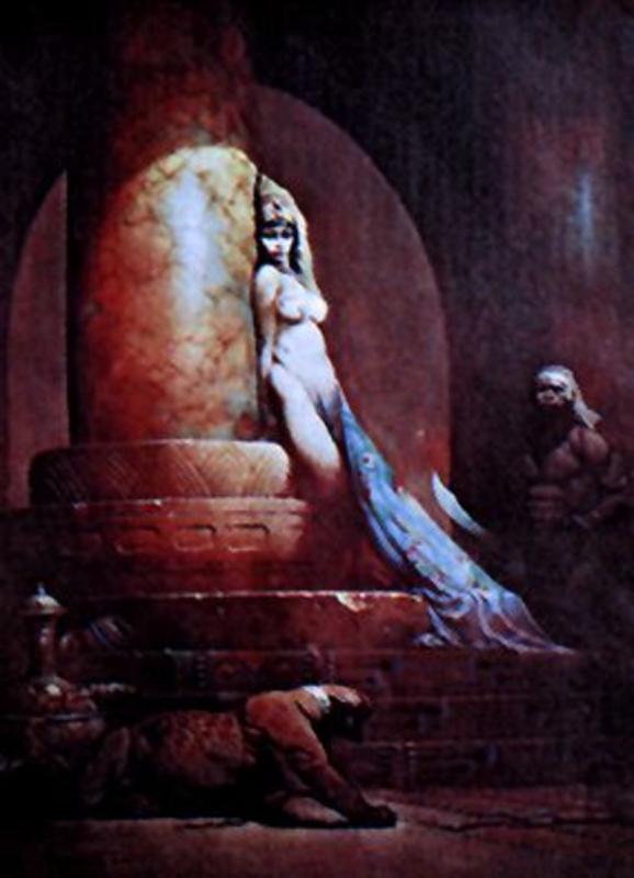 Egypt Queen By Frank Frazetta