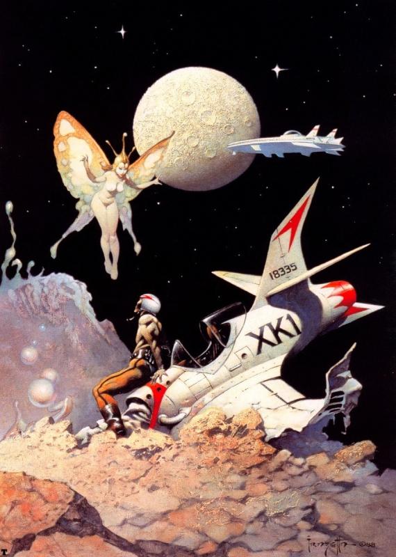 Encounter By Frank Frazetta
