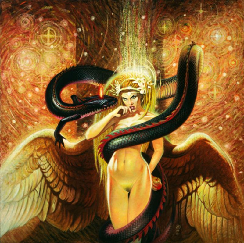 Eve Serpent By Chris Achilleos