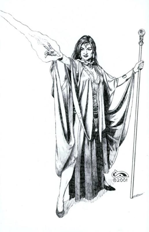 Evil Sorceress By Clyde Caldwell