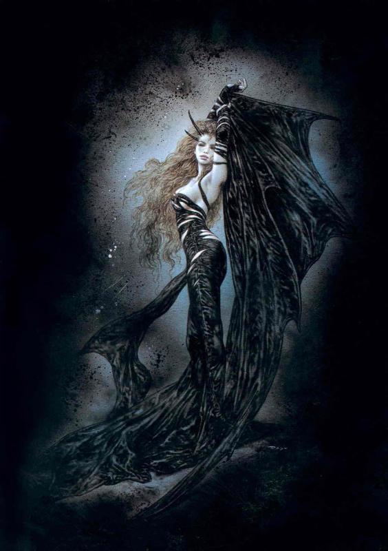 Evolution Back Cover By Luis Royo