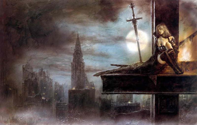 Evolution Malefic Full Moon By Luis Royo