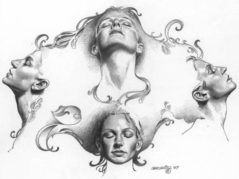 Faces By Boris Vallejo