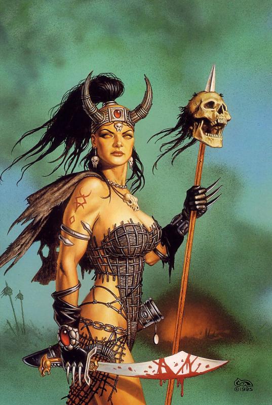 Fallen Angel By Clyde Caldwell