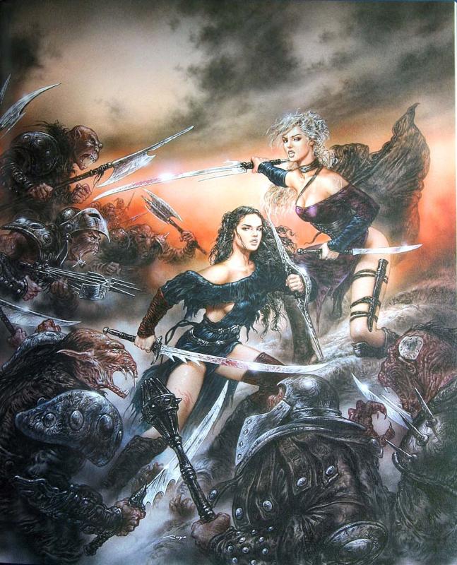 Fantastic Art Science Fiction Book Club By Luis Royo