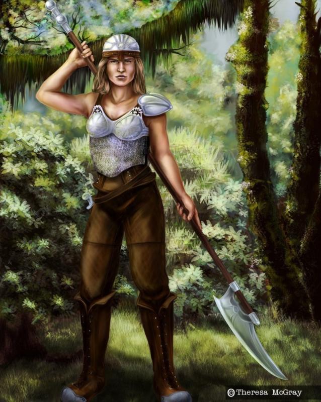 female human fighter