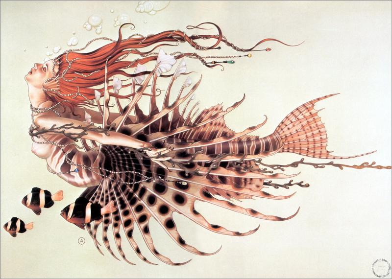 Fish Girl By Chris Achilleos