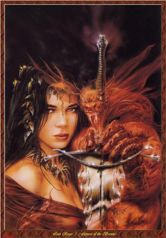Fissures Of The Breeze Royo By Luis Royo