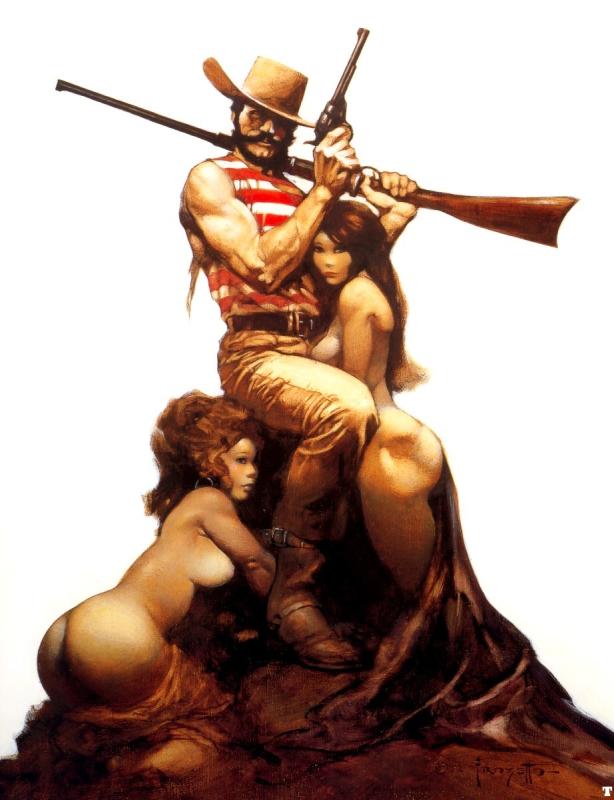 Flash For Freedom By Frank Frazetta