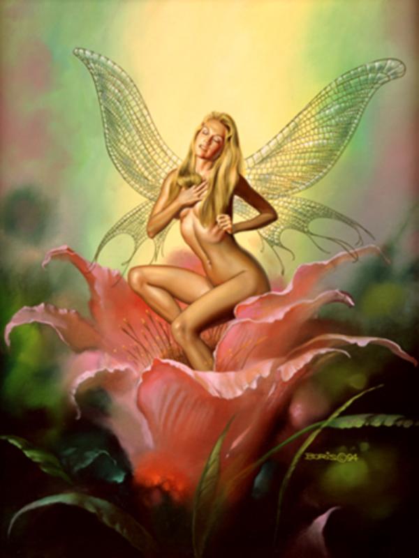 Flower Fairy By Boris Vallejo