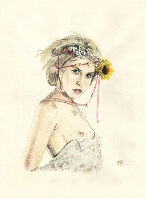 Flower Girl By Kevin Clark