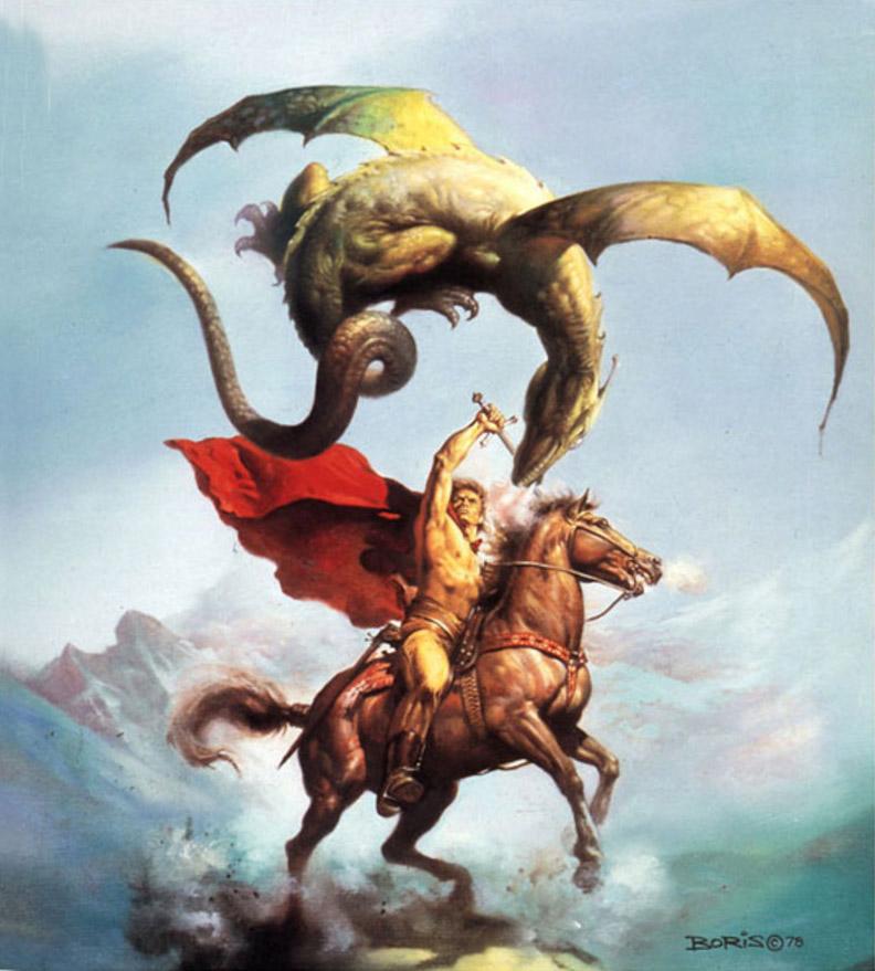 Flying Serpent By Boris Vallejo
