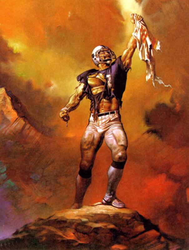 Football Victory By Boris Vallejo
