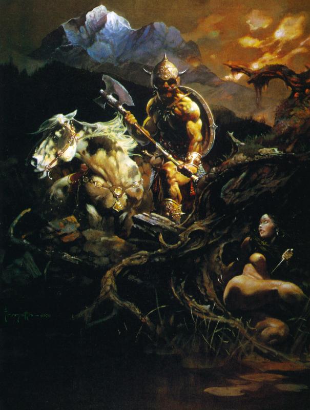 Frazetta033 By Frank Frazetta