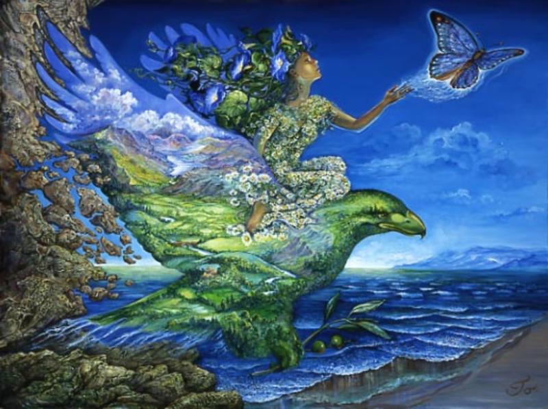 Freedom 1 By Josephine Wall