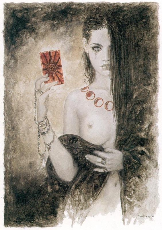 Front Separator Cards The Labyrinth Tarot By Luis Royo