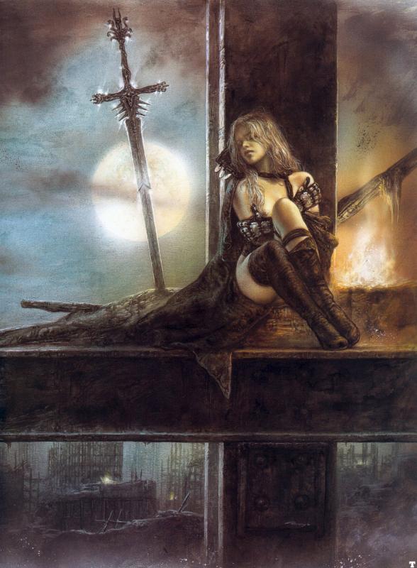 Full Moon By Luis Royo