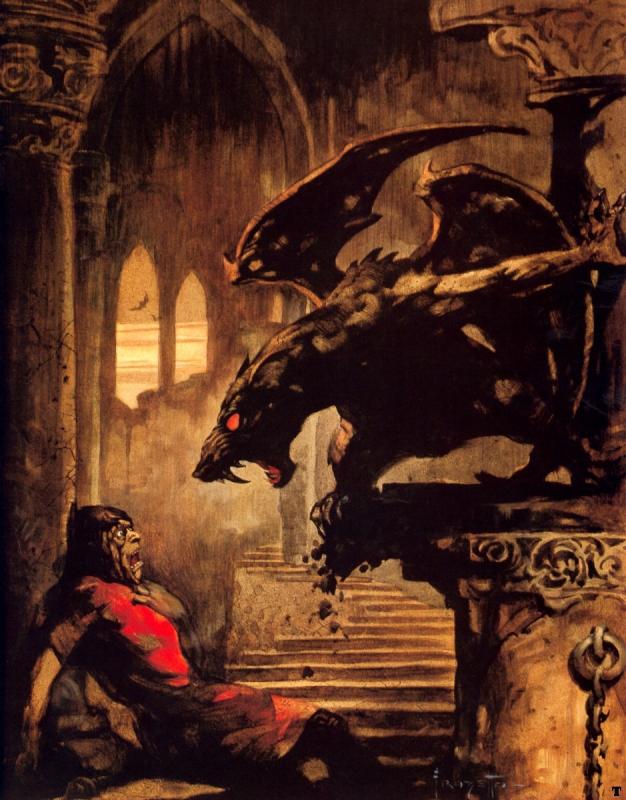 Gargoyle By Frank Frazetta